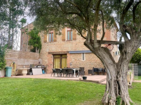Mas rénové avec piscine, 2 appartements, 8 couchages, entre vignes et chevaux, proche Perpignan et plages. - FR-1-748-22